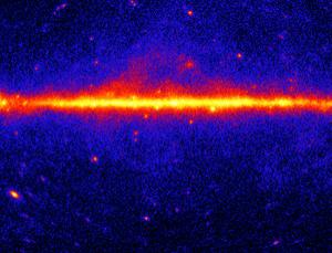 Gamma-rays from the galactic centre could contain signs of the Higgs (Image: NASA)